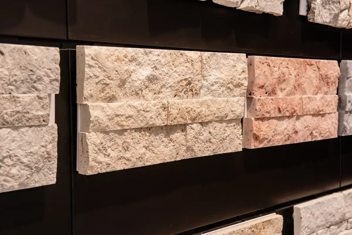 Detalle electro integrado en panel negro